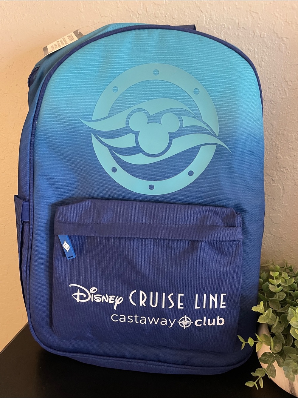 Disney Cruise Line Castaway Club Ombre Blue Backpack